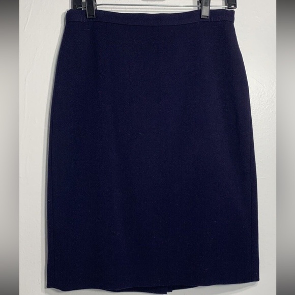 Purple Anne Klein Ruffle Peplum Blazer and Skirt Suit - Picture 4 of 4